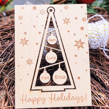 Load image into Gallery viewer, Christmas Card Ornament