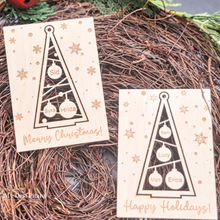 Load image into Gallery viewer, Christmas Card Ornament