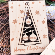 Load image into Gallery viewer, Christmas Card Ornament