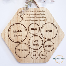 Load image into Gallery viewer, Engraved Ganesha Pooja Tray