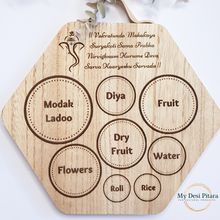 Load image into Gallery viewer, Engraved Ganesha Pooja Tray