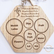 Load image into Gallery viewer, Engraved Ganesha Pooja Tray
