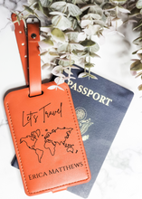 Load image into Gallery viewer, Let's Travel Luggage Tag