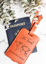 Load image into Gallery viewer, Let's Travel Luggage Tag