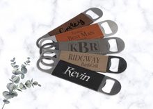 Load image into Gallery viewer, Leatherette Bottle Openers
