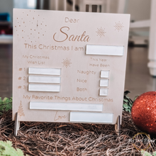Load image into Gallery viewer, Christmas Wishlist Plaque