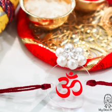 Load image into Gallery viewer, Om ॐ Acrylic Rakhi