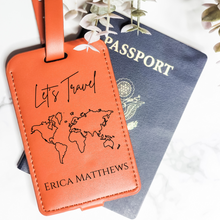 Load image into Gallery viewer, Let's Travel Luggage Tag
