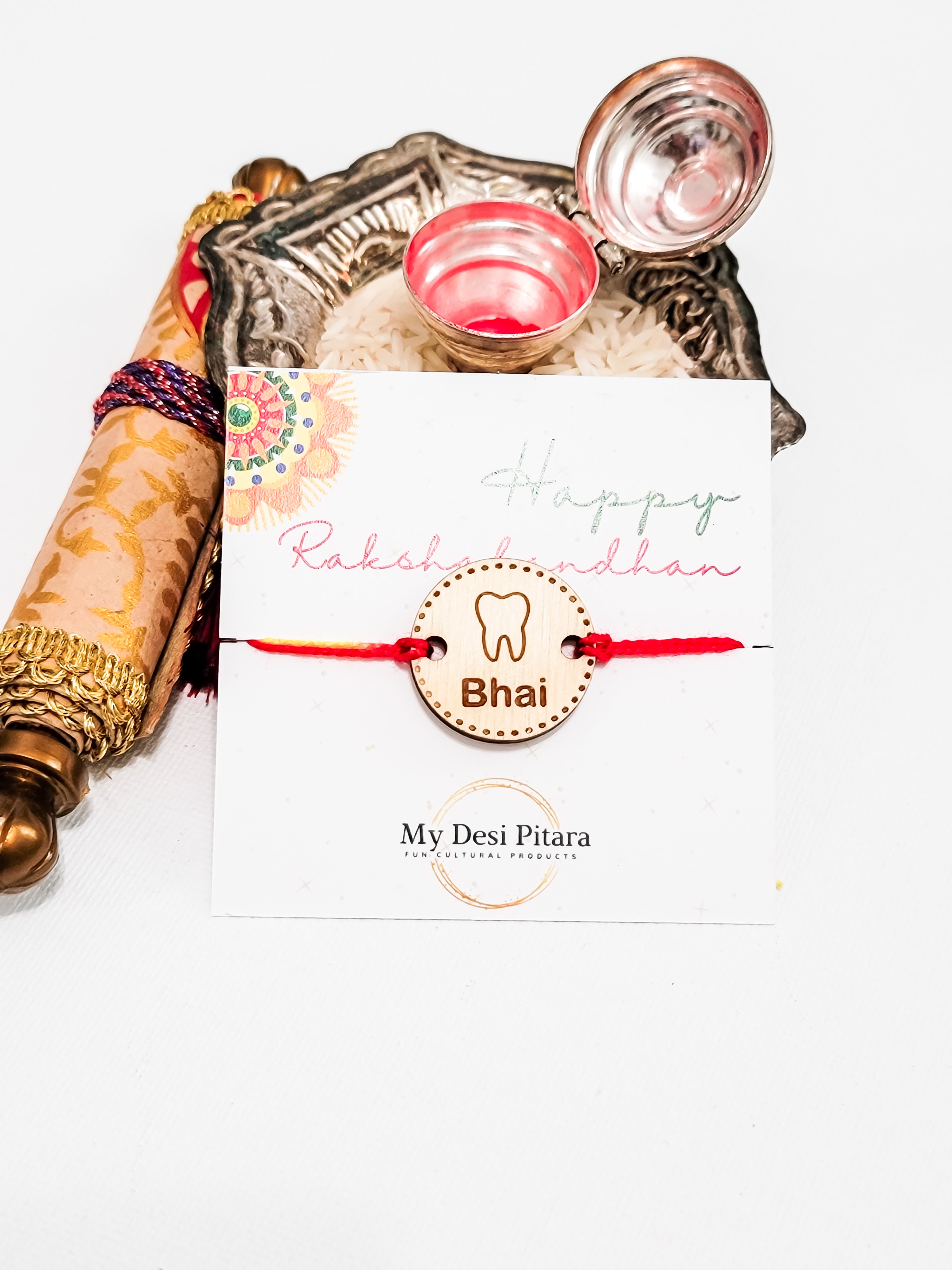 Dentist Tooth Rakhi – Elegantly Personalized Gifts