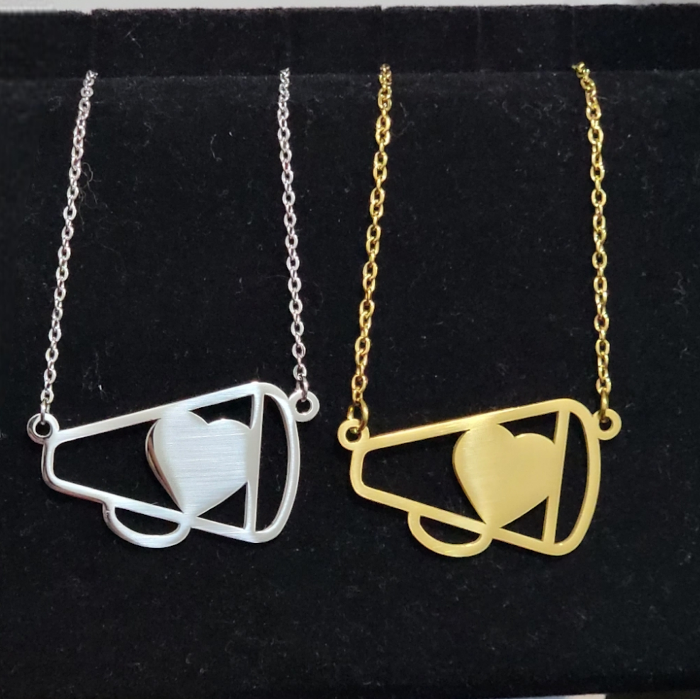 Personalized Cheerleader Necklace