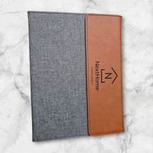 Load image into Gallery viewer, Custom Leatherette Padfolio
