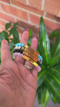 Load and play video in Gallery viewer, Personalized Gold Beaded Bracelet

