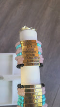 Load and play video in Gallery viewer, Personalized Gold Beaded Bracelet
