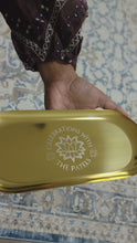 Load and play video in Gallery viewer, Gold Engraved Tray
