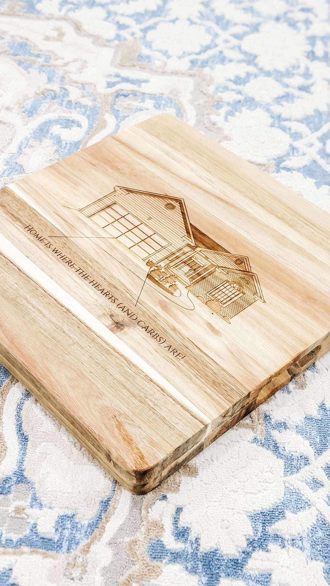 Custom Wood Chopping Butcher Block