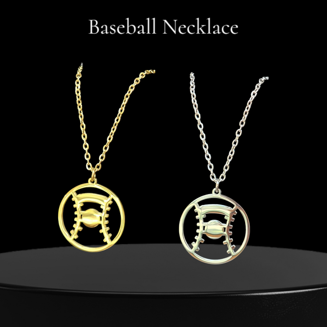 Personalized Baseball Necklace