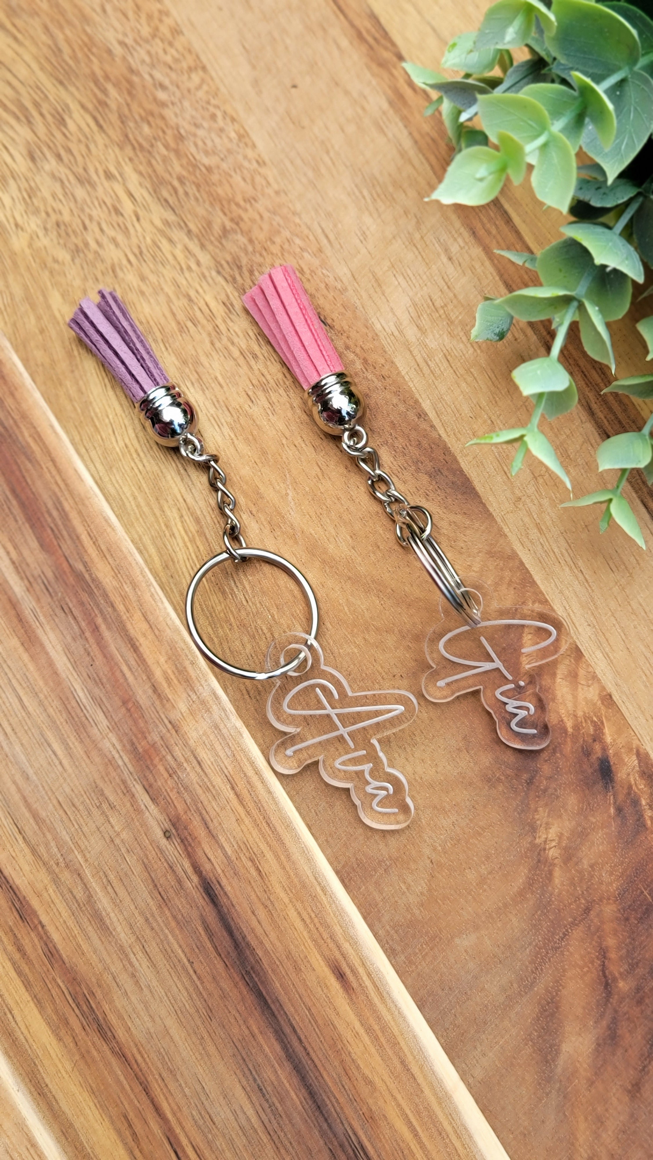 Personalized Acrylic Keychains – Elegantly Personalized Gifts