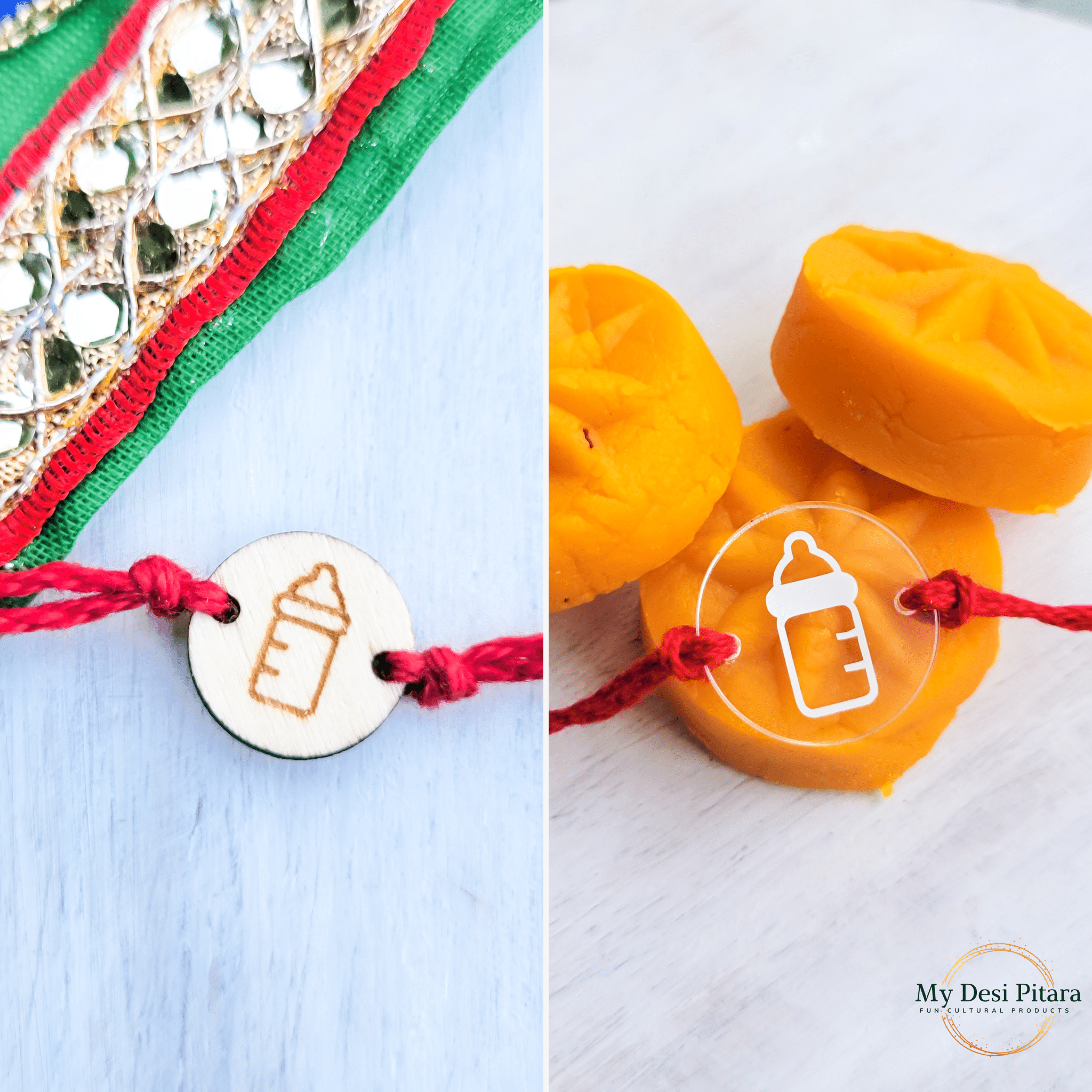 Baby Bottle Rakhi – Elegantly Personalized Gifts