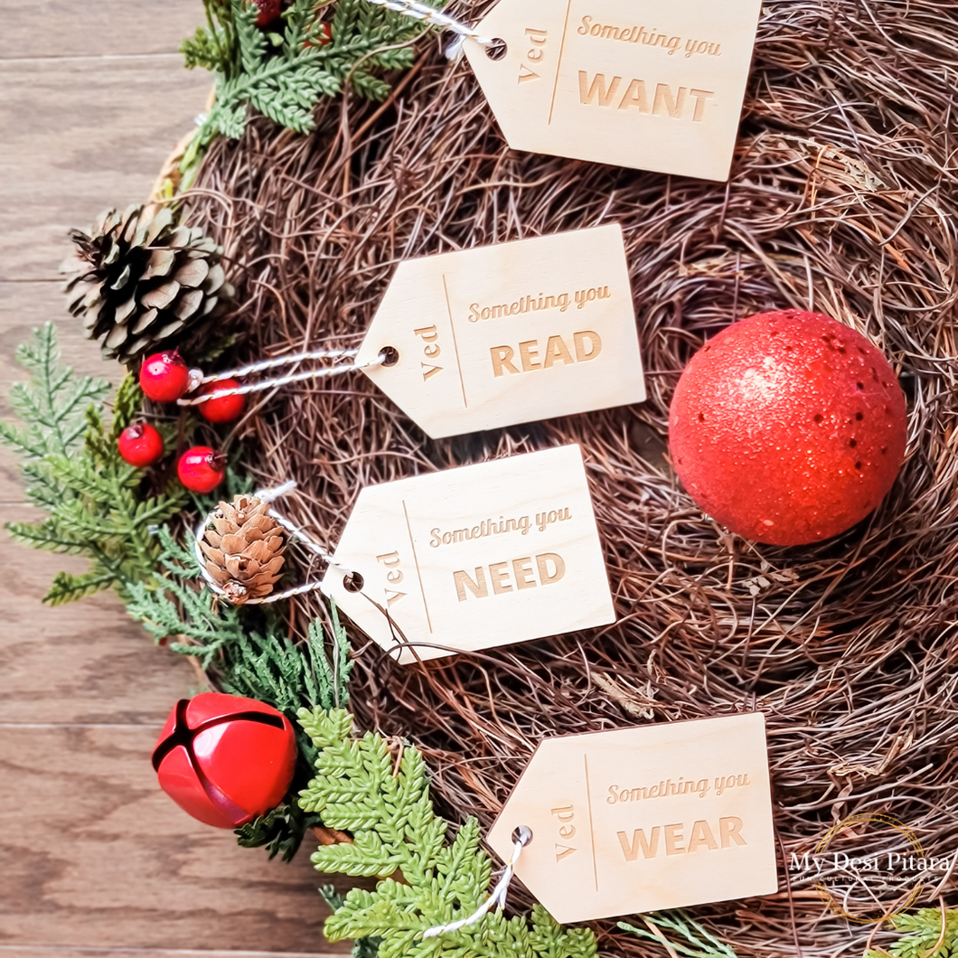 Christmas Gift Tags Set of Four