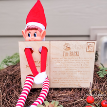 Load image into Gallery viewer, Elf On Shelf Holder Postcard
