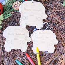 Load image into Gallery viewer, School Bus Driver Coloring Ornament
