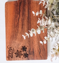 Load image into Gallery viewer, Happy Holidays Mini Cheeseboard
